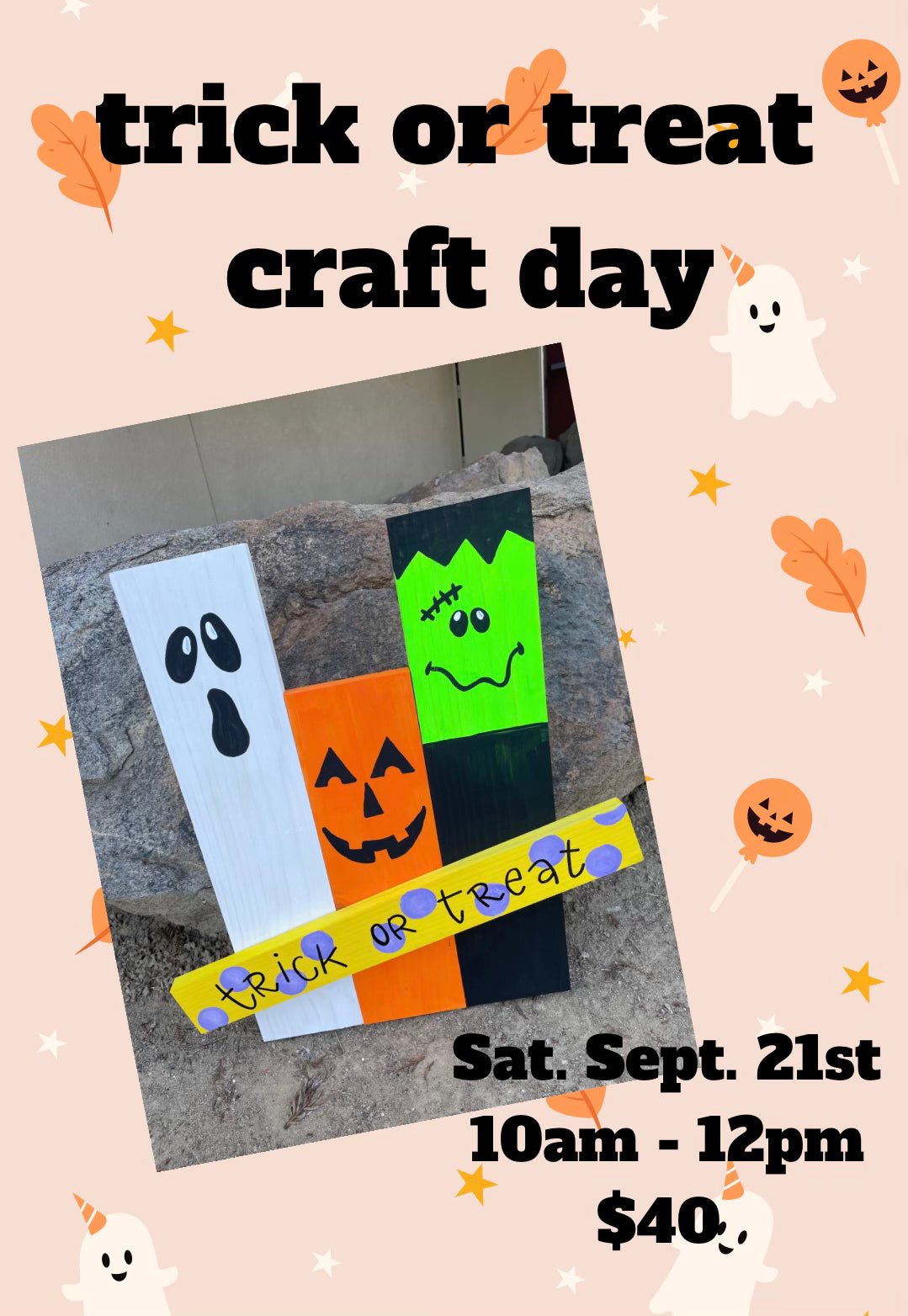 TRICK OR TREAT TRIO CRAFT DAY WITH JOYGIRL DESIGNS